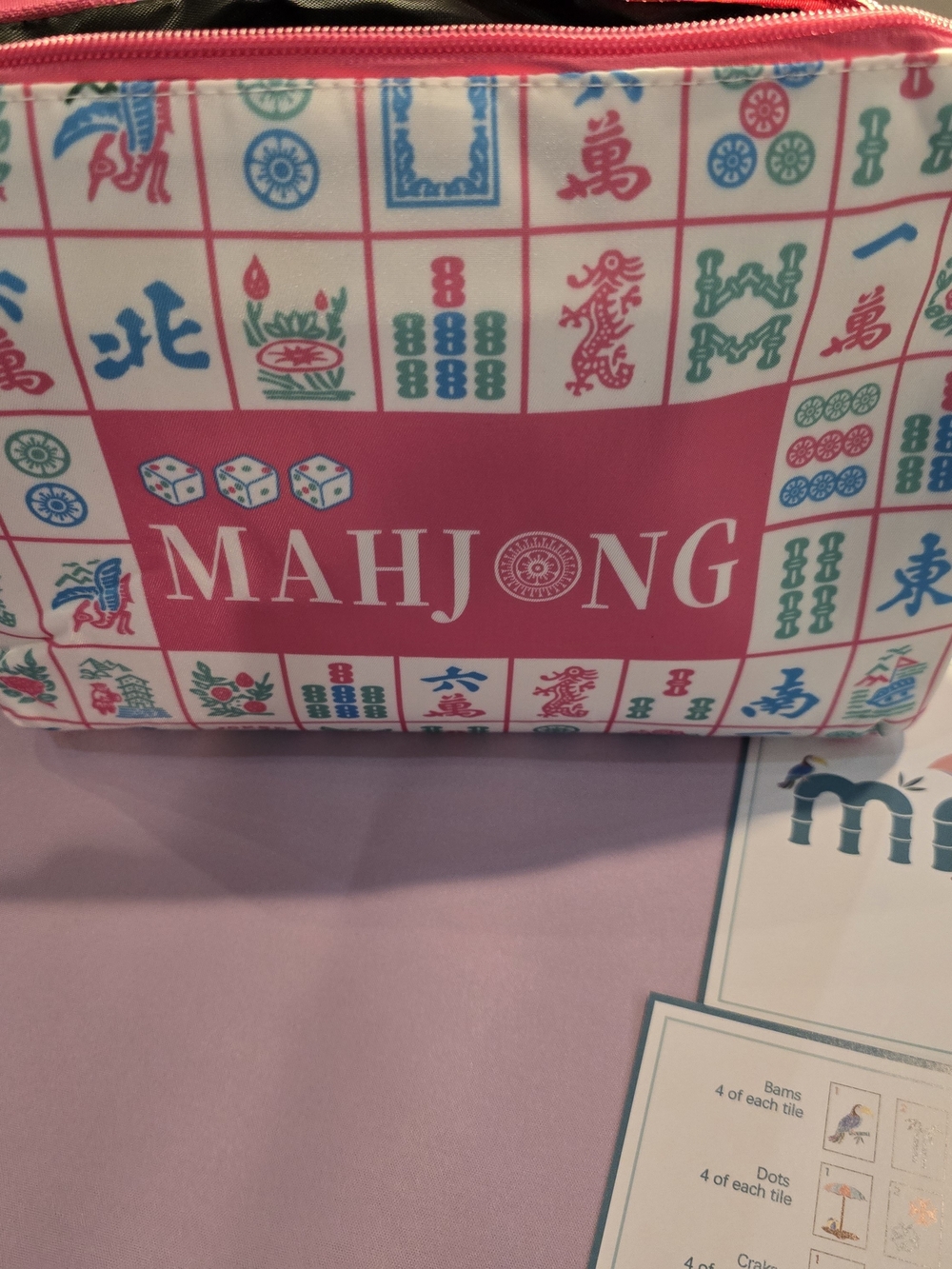 Jetsetter Mahjong Set - Includes Cute Pouch Choose Rack And Mats - Picture 7 of 11